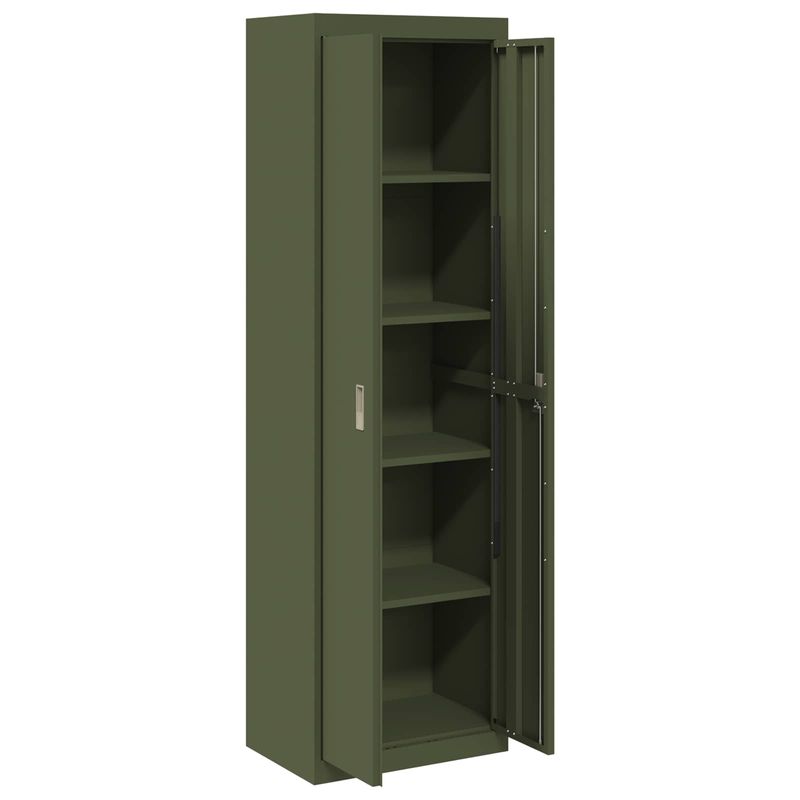 Casa si Gradina - Mobilier - Dulapuri si sifoniere - Dulapuri - Dulap de depozitare 2 pcs Verde masliniu 60 x 40 x 200 cm - Infinity.ro