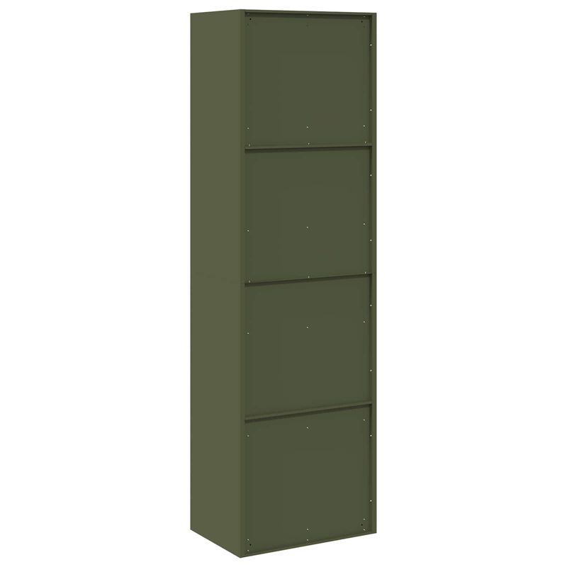 Casa si Gradina - Mobilier - Dulapuri si sifoniere - Dulapuri - Dulap de depozitare 2 pcs Verde masliniu 60 x 40 x 200 cm - Infinity.ro