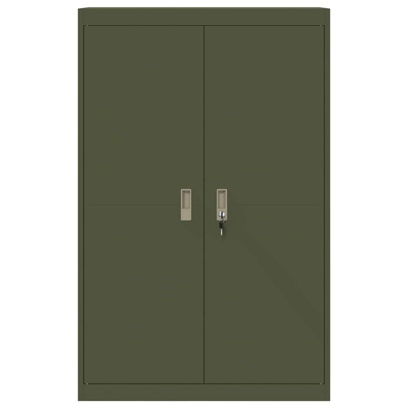 Casa si Gradina - Mobilier - Dulapuri si sifoniere - Dulapuri - Dulap de depozitare 2 pcs Verde masliniu 90 x 40 x 140 cm - Infinity.ro