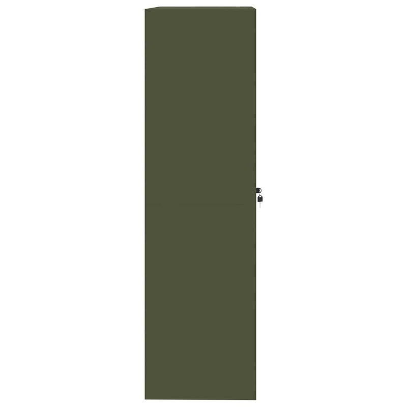 Casa si Gradina - Mobilier - Dulapuri si sifoniere - Dulapuri - Dulap de depozitare 2 pcs Verde masliniu 90 x 40 x 140 cm - Infinity.ro