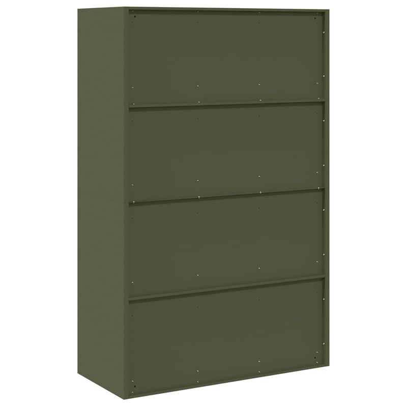 Casa si Gradina - Mobilier - Dulapuri si sifoniere - Dulapuri - Dulap de depozitare 2 pcs Verde masliniu 90 x 40 x 140 cm - Infinity.ro