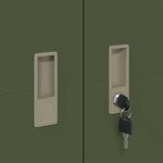 Casa si Gradina - Mobilier - Dulapuri si sifoniere - Dulapuri - Dulap de depozitare 2 pcs Verde masliniu 90 x 40 x 140 cm - Infinity.ro