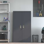 Casa si Gradina - Mobilier - Dulapuri si sifoniere - Dulapuri - Dulap de depozitare 2 pcs Antracit 80 x 40 x 140 cm - Infinity.ro
