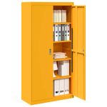 Casa si Gradina - Mobilier - Dulapuri si sifoniere - Dulapuri - Dulap de depozitare 2 pcs Galben mustar 90 x 40 x 180 cm - Infinity.ro