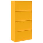 Casa si Gradina - Mobilier - Dulapuri si sifoniere - Dulapuri - Dulap de depozitare 2 pcs Galben mustar 90 x 40 x 180 cm - Infinity.ro