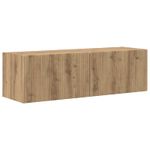 Casa si Gradina - Mobilier - Comode si corpuri - Comode - Set comoda TV Pe perete 5 pcs Lemn Vechi Lemn compozit - Infinity.ro
