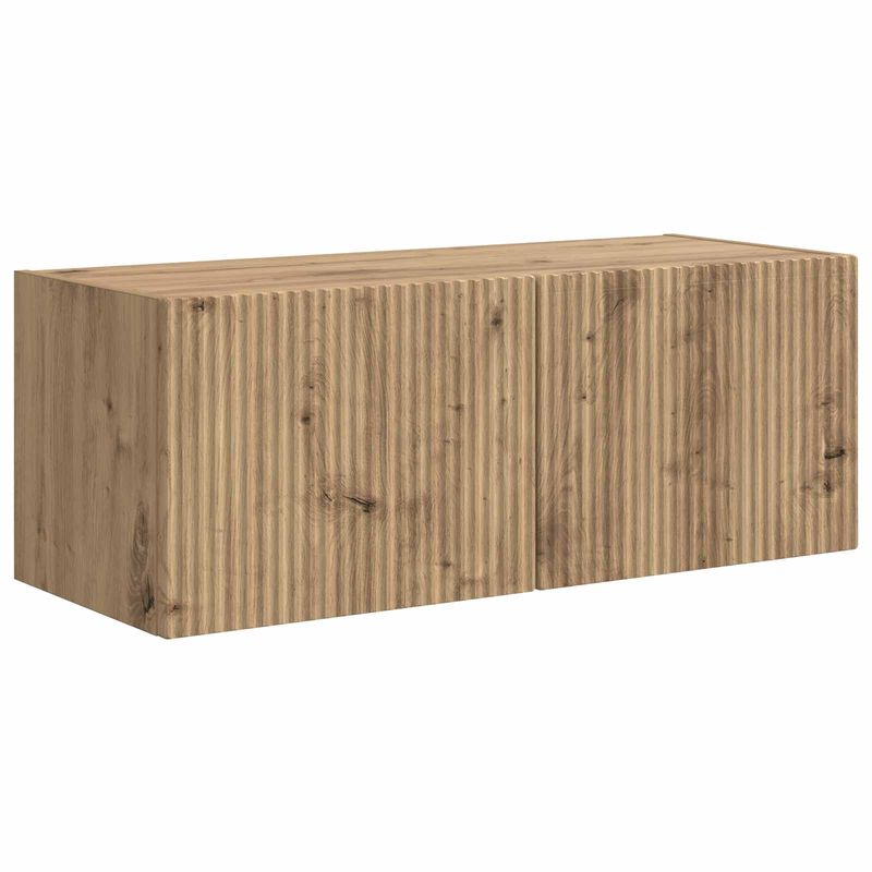 Casa si Gradina - Mobilier - Comode si corpuri - Comode - Set comoda TV Pe perete 4 pcs Lemn vechi Lemn compozit - Infinity.ro