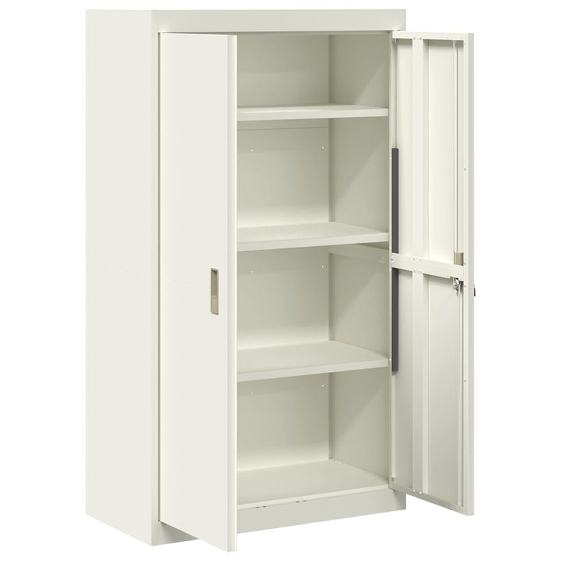 Casa si Gradina - Mobilier - Dulapuri si sifoniere - Dulapuri - Dulap de depozitare cu depozitare 2 pcs Alb 80 x 40 x 140 cm - Infinity.ro