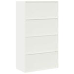 Casa si Gradina - Mobilier - Dulapuri si sifoniere - Dulapuri - Dulap de depozitare cu depozitare 2 pcs Alb 80 x 40 x 140 cm - Infinity.ro