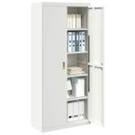 Casa si Gradina - Mobilier - Dulapuri si sifoniere - Dulapuri - Dulap de depozitare cu depozitare 2 pcs Alb 90 x 40 x 200 cm - Infinity.ro
