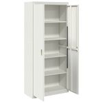 Casa si Gradina - Mobilier - Dulapuri si sifoniere - Dulapuri - Dulap de depozitare cu depozitare 2 pcs Alb 90 x 40 x 200 cm - Infinity.ro