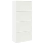 Casa si Gradina - Mobilier - Dulapuri si sifoniere - Dulapuri - Dulap de depozitare cu depozitare 2 pcs Alb 90 x 40 x 200 cm - Infinity.ro