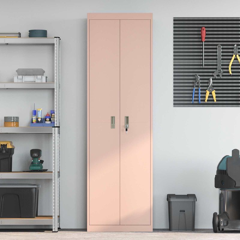 Casa si Gradina - Mobilier - Dulapuri si sifoniere - Dulapuri - Dulap de depozitare cu depozitare 2 pcs Roz 60 x 40 x 200 cm - Infinity.ro