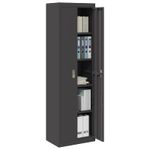 Casa si Gradina - Mobilier - Dulapuri si sifoniere - Dulapuri - Dulap de depozitare cu depozitare 2 pcs Negru 60 x 40 x 200 cm - Infinity.ro