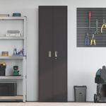 Casa si Gradina - Mobilier - Dulapuri si sifoniere - Dulapuri - Dulap de depozitare cu depozitare 2 pcs Negru 60 x 40 x 200 cm - Infinity.ro