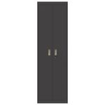 Casa si Gradina - Mobilier - Dulapuri si sifoniere - Dulapuri - Dulap de depozitare cu depozitare 2 pcs Negru 60 x 40 x 200 cm - Infinity.ro