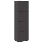 Casa si Gradina - Mobilier - Dulapuri si sifoniere - Dulapuri - Dulap de depozitare cu depozitare 2 pcs Negru 60 x 40 x 200 cm - Infinity.ro