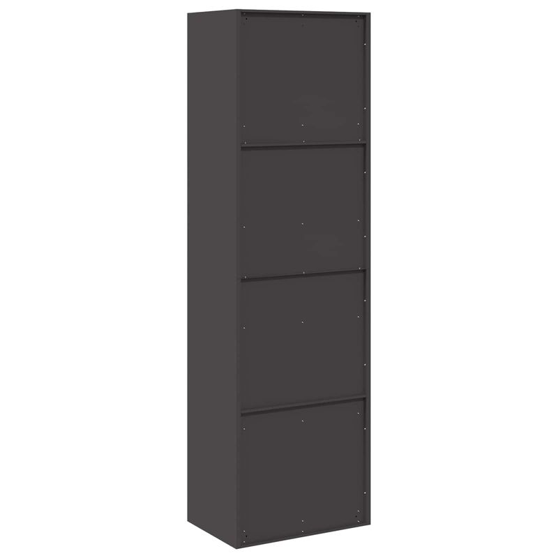 Casa si Gradina - Mobilier - Dulapuri si sifoniere - Dulapuri - Dulap de depozitare cu depozitare 2 pcs Negru 60 x 40 x 200 cm - Infinity.ro