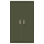 Casa si Gradina - Mobilier - Dulapuri si sifoniere - Dulapuri - Dulap de depozitare 2 pcs Verde masliniu 80 x 40 x 140 cm - Infinity.ro