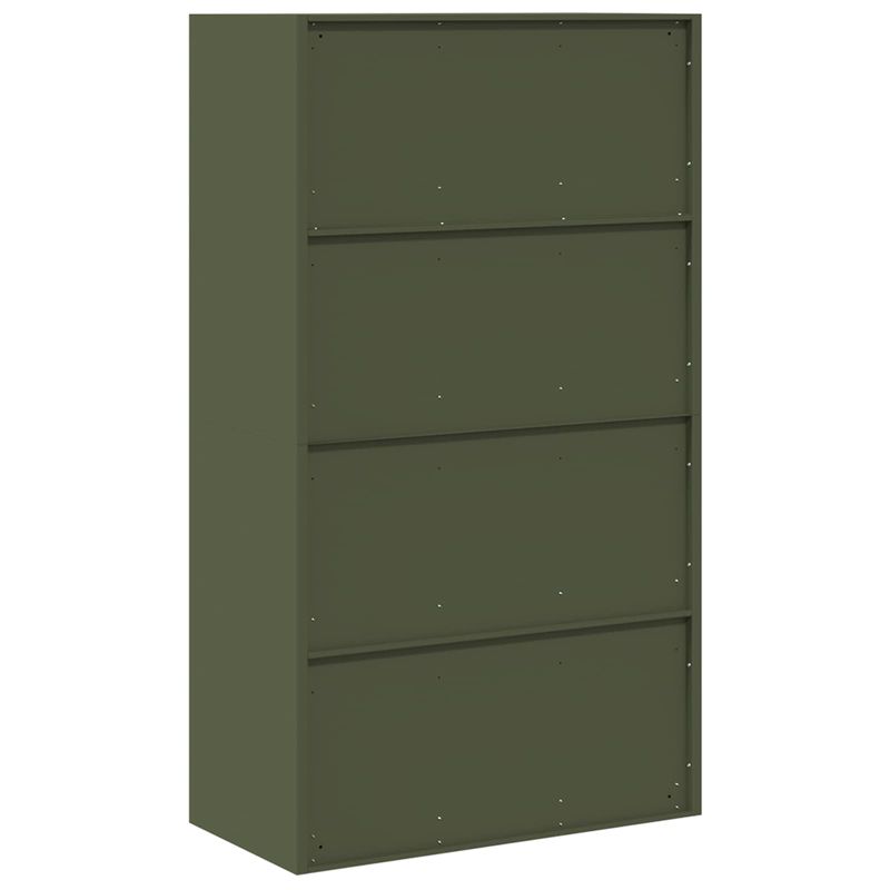 Casa si Gradina - Mobilier - Dulapuri si sifoniere - Dulapuri - Dulap de depozitare 2 pcs Verde masliniu 80 x 40 x 140 cm - Infinity.ro