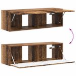 Casa si Gradina - Mobilier - Comode si corpuri - Comode - Set comoda TV Pe perete 3 pcs Lemn vechi Lemn compozit - Infinity.ro