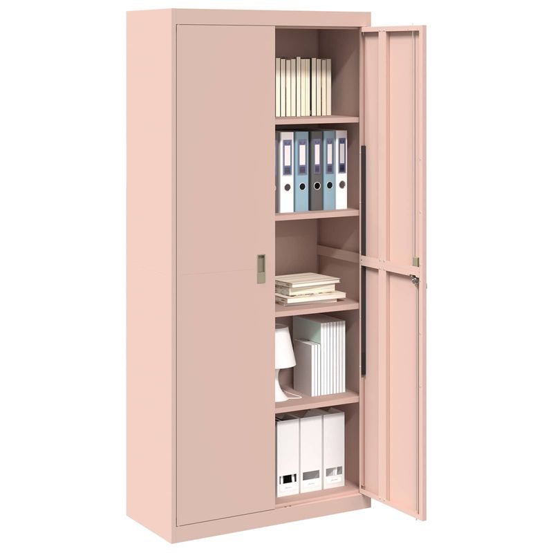 Casa si Gradina - Mobilier - Dulapuri si sifoniere - Dulapuri - Dulap de depozitare cu depozitare 2 pcs Roz 90 x 40 x 200 cm - Infinity.ro
