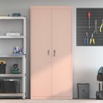 Casa si Gradina - Mobilier - Dulapuri si sifoniere - Dulapuri - Dulap de depozitare cu depozitare 2 pcs Roz 90 x 40 x 200 cm - Infinity.ro