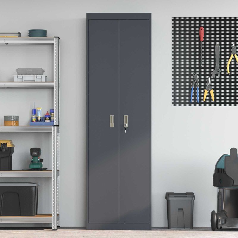 Casa si Gradina - Mobilier - Dulapuri si sifoniere - Dulapuri - Dulap de depozitare 2 pcs Antracit 60 x 40 x 200 cm - Infinity.ro