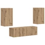 Casa si Gradina - Mobilier - Seturi de mobilier - Seturi living - Set de mobilier Stejar Artizanal 60 x 31 x 29,5 cm - Infinity.ro