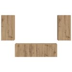 Casa si Gradina - Mobilier - Seturi de mobilier - Seturi living - Set de mobilier Stejar Artizanal 60 x 31 x 29,5 cm - Infinity.ro