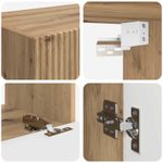 Casa si Gradina - Mobilier - Seturi de mobilier - Seturi living - Set de mobilier Stejar Artizanal 60 x 31 x 29,5 cm - Infinity.ro