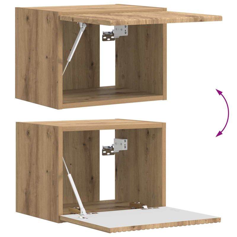 Casa si Gradina - Mobilier - Seturi de mobilier - Seturi living - Set de mobilier Stejar Artizanal 60 x 31 x 29,5 cm - Infinity.ro