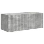 Casa si Gradina - Mobilier - Comode si corpuri - Comode - Set comoda TV Pe perete 5 pcs Gri din beton Lemn compozit - Infinity.ro