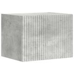 Casa si Gradina - Mobilier - Comode si corpuri - Comode - Set comoda TV Pe perete 5 pcs Gri din beton Lemn compozit - Infinity.ro