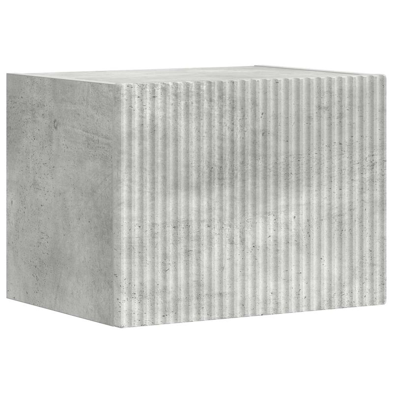 Casa si Gradina - Mobilier - Comode si corpuri - Comode - Set comoda TV Pe perete 5 pcs Gri din beton Lemn compozit - Infinity.ro