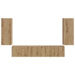 Casa si Gradina - Mobilier - Seturi de mobilier - Seturi living - Set de mobilier Stejar Artizanal 78,5 x 30 x 29,5 cm - Infinity.ro