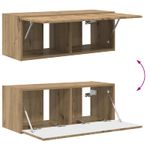 Casa si Gradina - Mobilier - Seturi de mobilier - Seturi living - Set de mobilier Stejar Artizanal 78,5 x 30 x 29,5 cm - Infinity.ro
