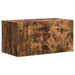 Casa si Gradina - Mobilier - Seturi de mobilier - Seturi living - Set de mobilier Stejar fumuriu 60 x 31 x 29,5 cm - Infinity.ro