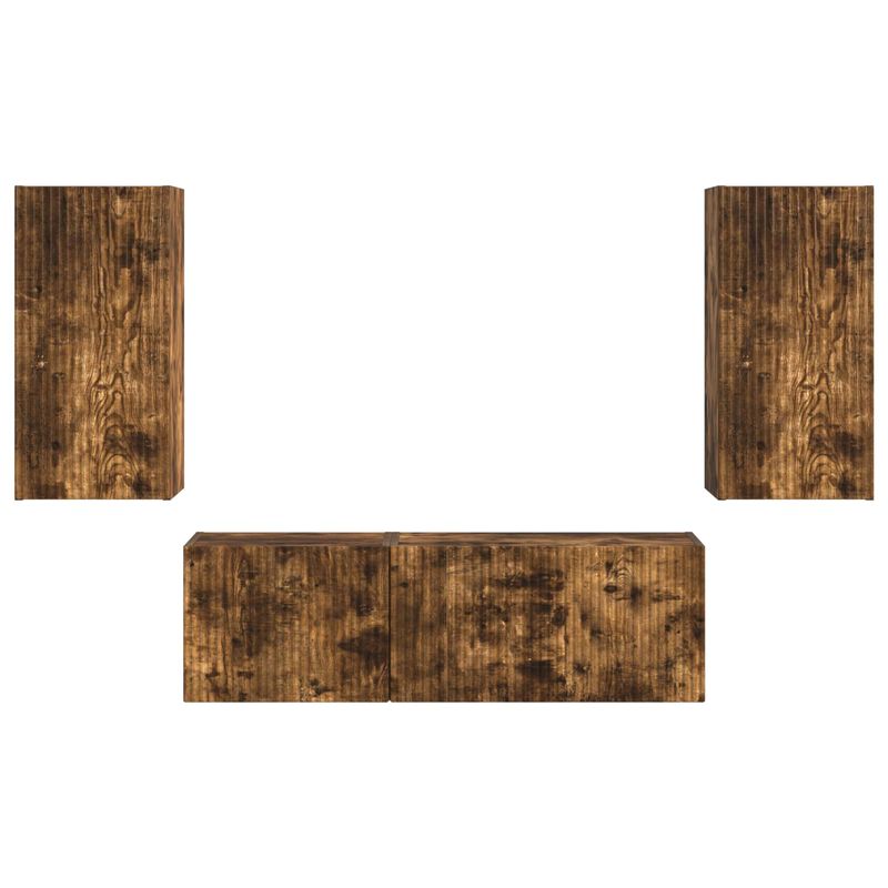 Casa si Gradina - Mobilier - Seturi de mobilier - Seturi living - Set de mobilier Stejar fumuriu 60 x 31 x 29,5 cm - Infinity.ro