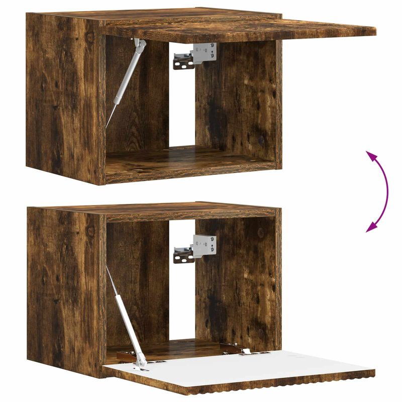 Casa si Gradina - Mobilier - Seturi de mobilier - Seturi living - Set de mobilier Stejar fumuriu 60 x 31 x 29,5 cm - Infinity.ro
