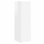 Casa si Gradina - Mobilier - Comode si corpuri - Comode - Set comoda TV Pe perete 3 pcs Alb lucios Lemn compozit - Infinity.ro