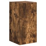 Casa si Gradina - Mobilier - Comode si corpuri - Comode - Set comoda TV Pe perete 4 pcs Stejar fumuriu Lemn compozit - Infinity.ro