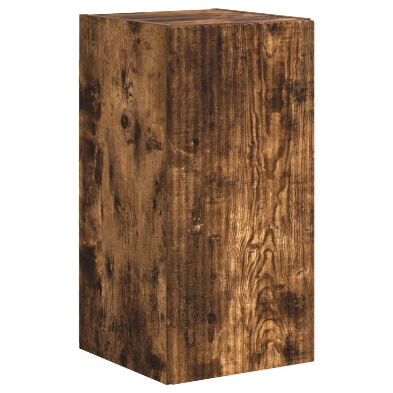 Casa si Gradina - Mobilier - Comode si corpuri - Comode - Set comoda TV Pe perete 4 pcs Stejar fumuriu Lemn compozit - Infinity.ro