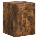 Casa si Gradina - Mobilier - Comode si corpuri - Comode - Set comoda TV Pe perete 4 pcs Stejar fumuriu Lemn compozit - Infinity.ro