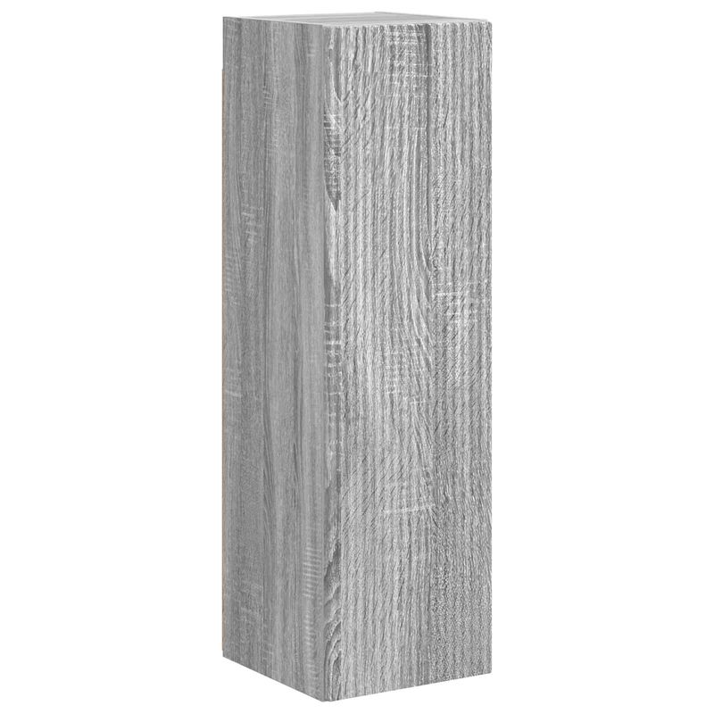 Casa si Gradina - Mobilier - Comode si corpuri - Comode - Set comoda TV Pe perete 4 pcs Gri Sonoma Lemn compozit - Infinity.ro