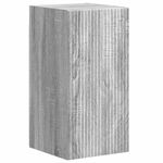 Casa si Gradina - Mobilier - Comode si corpuri - Comode - Set comoda TV Pe perete 4 pcs Gri Sonoma Lemn compozit - Infinity.ro