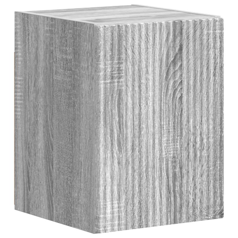 Casa si Gradina - Mobilier - Comode si corpuri - Comode - Set comoda TV Pe perete 4 pcs Gri Sonoma Lemn compozit - Infinity.ro
