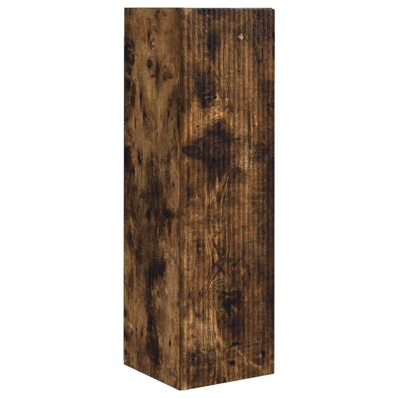Casa si Gradina - Mobilier - Comode si corpuri - Comode - Set comoda TV Pe perete 4 pcs Stejar fumuriu Lemn compozit - Infinity.ro