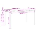 Casa si Gradina - Mobilier - Mese si birouri - Mese bucatarie si dining - Masa de bar Alb 110 x 55 x 105 cm Lemn de pin masiv - Infinity.ro