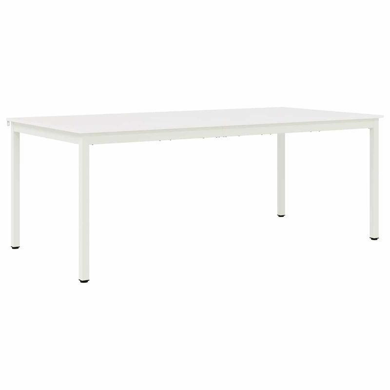 Casa si Gradina - Mobilier - Mese si birouri - Mese bucatarie si dining - Masa de dining Alb 200 x 100 x 75 cm Lemn de pin masiv - Infinity.ro